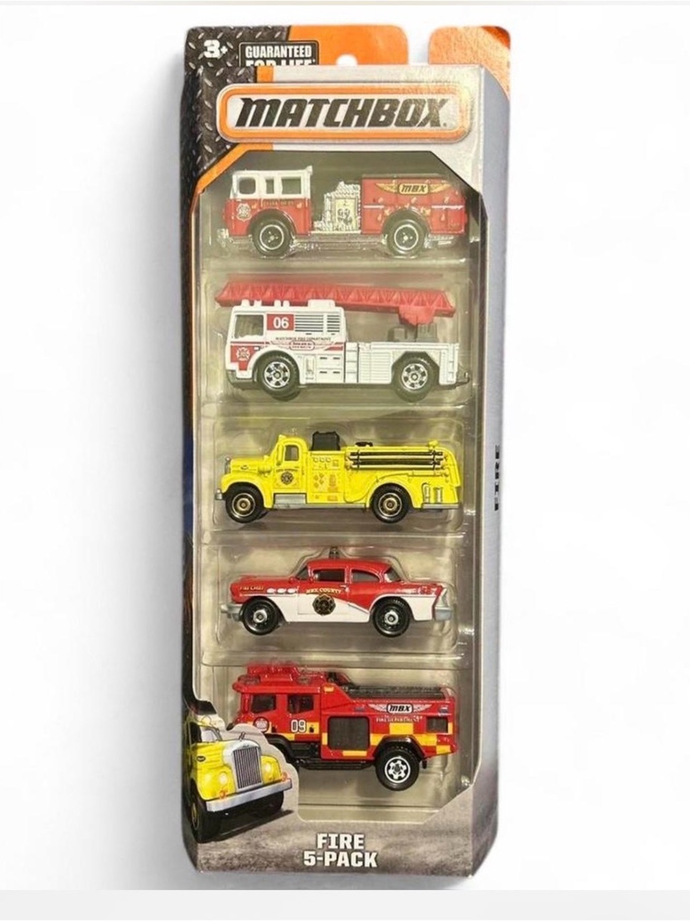 2014 Matchbox Fire 1:64 Vehicles Pack of 5